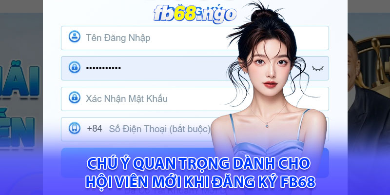 Đăng Ký Fb68: Dành Riêng Cho Người Mới Bắt Đầu 4 Chú ý quan trọng dành cho hội viên mới khi đăng ký Fb68